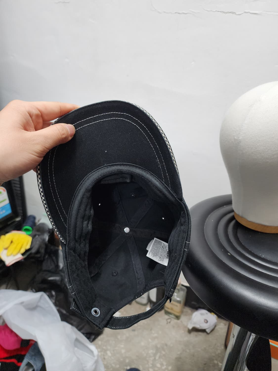 반스 블랙 볼캡  상품이미지4