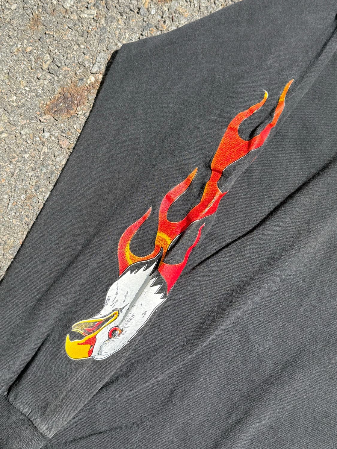 🇺🇸 90s Eagle Flame Biker Long Sleeve 상품이미지6