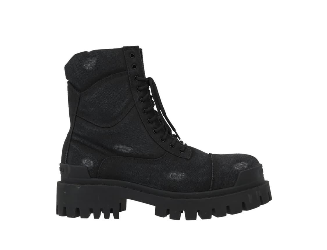 EU45구매) 발렌시아가 스트라이크 컴뱃 부츠 블랙 상품이미지1