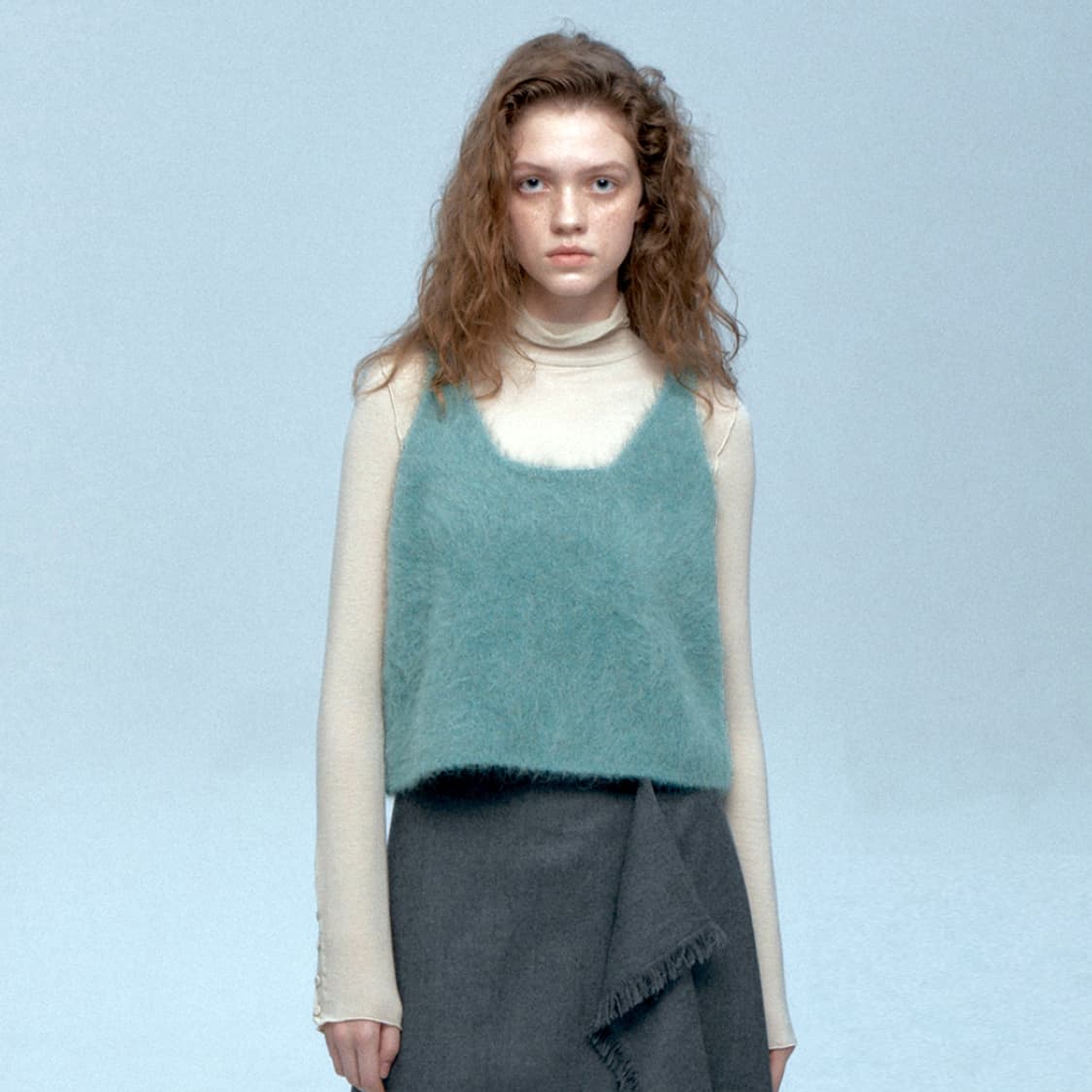 더라이(the Rye) 알파카 뷔스티에 니트 프리사이즈 새상품 상품이미지1