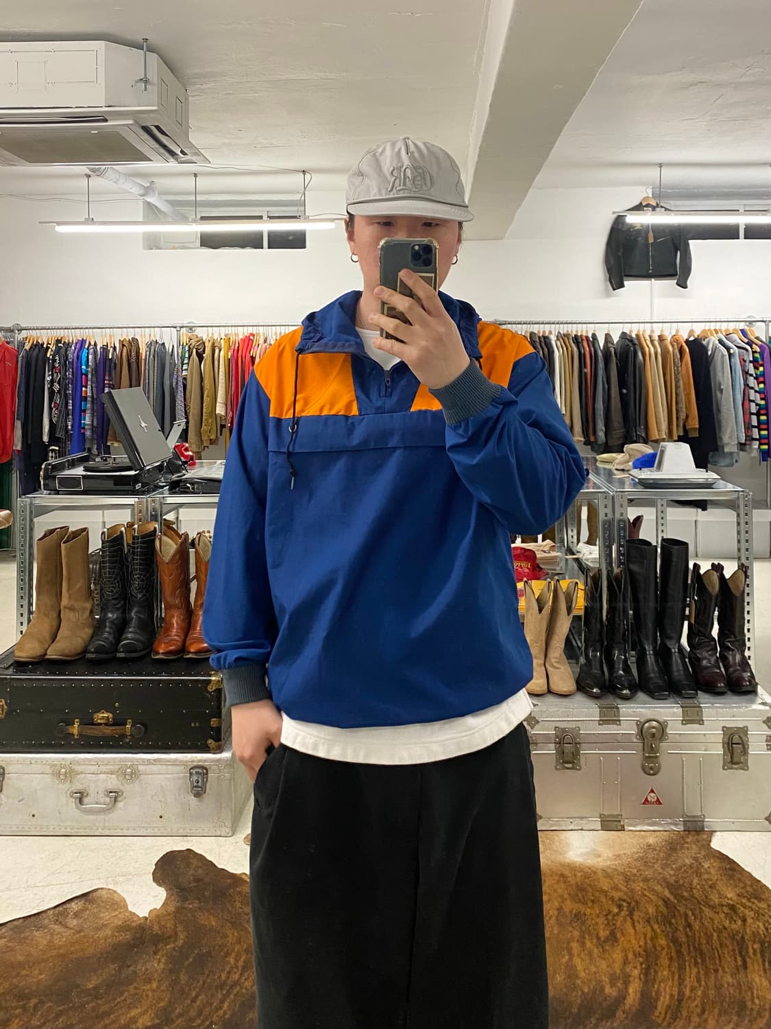 70s VTG balaclava hood anorak 70년대 아노락 상품이미지2