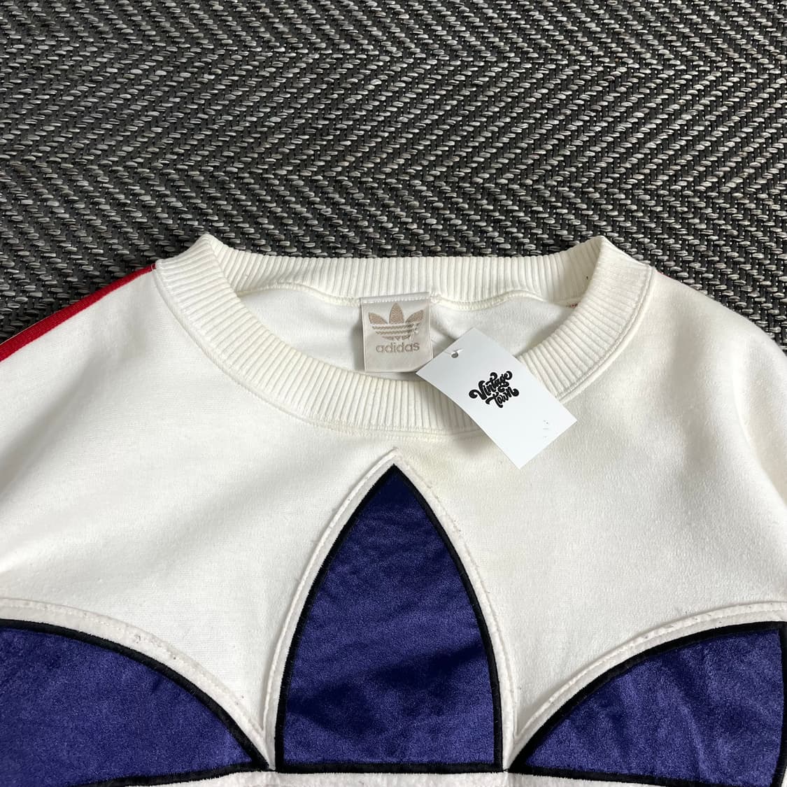 90s 아디다스 레트로 빅로고 박시핏 스웻 셔츠y 3266 상품이미지5