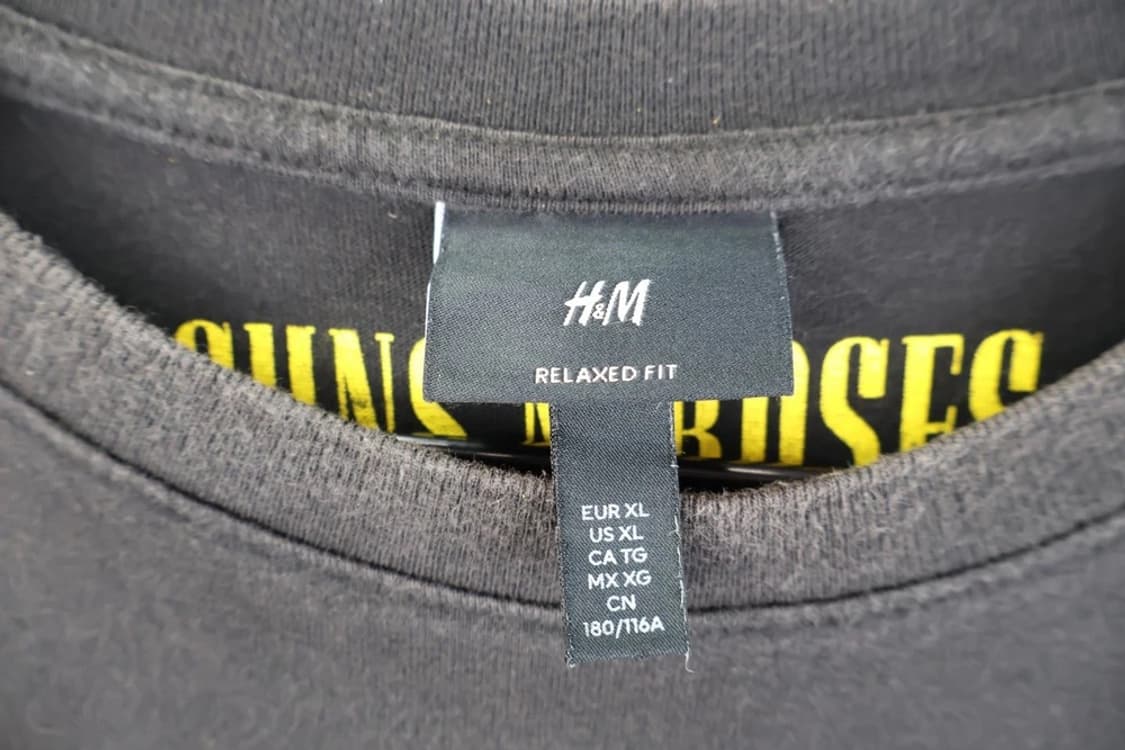 H&M 블랙 프린팅 롱슬리브 상품이미지7