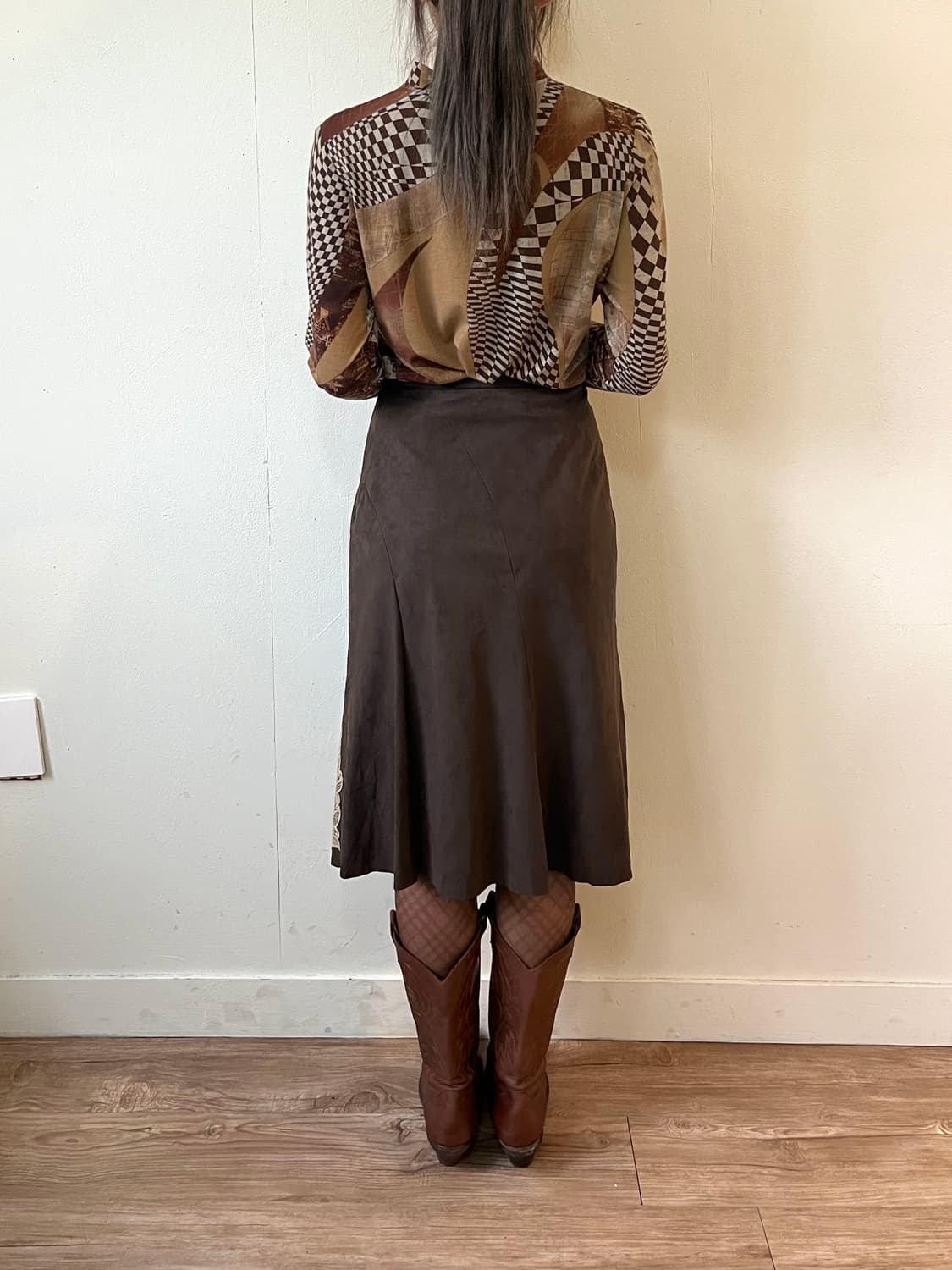 Vtg 플라워 스커트 상품이미지9