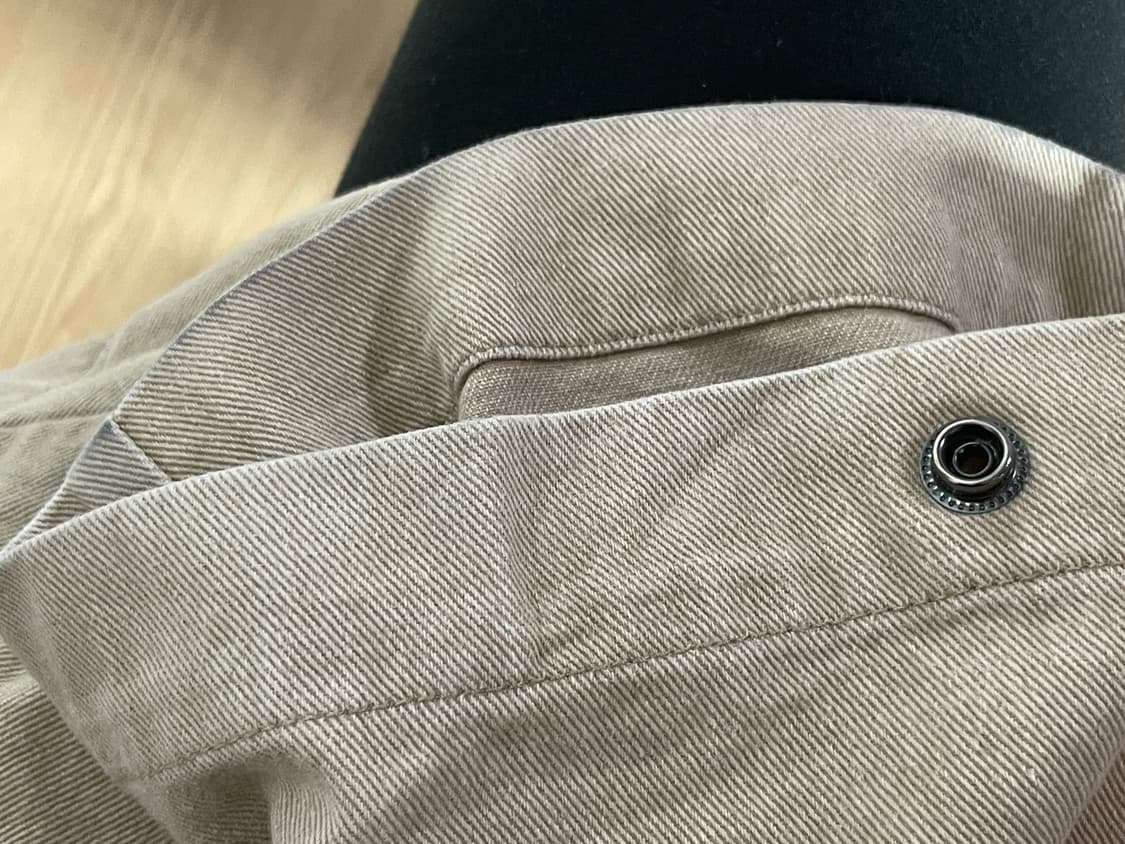 아오이로 히카리 스냅 m65 집 팸츠 카멜 더현대 상품이미지4