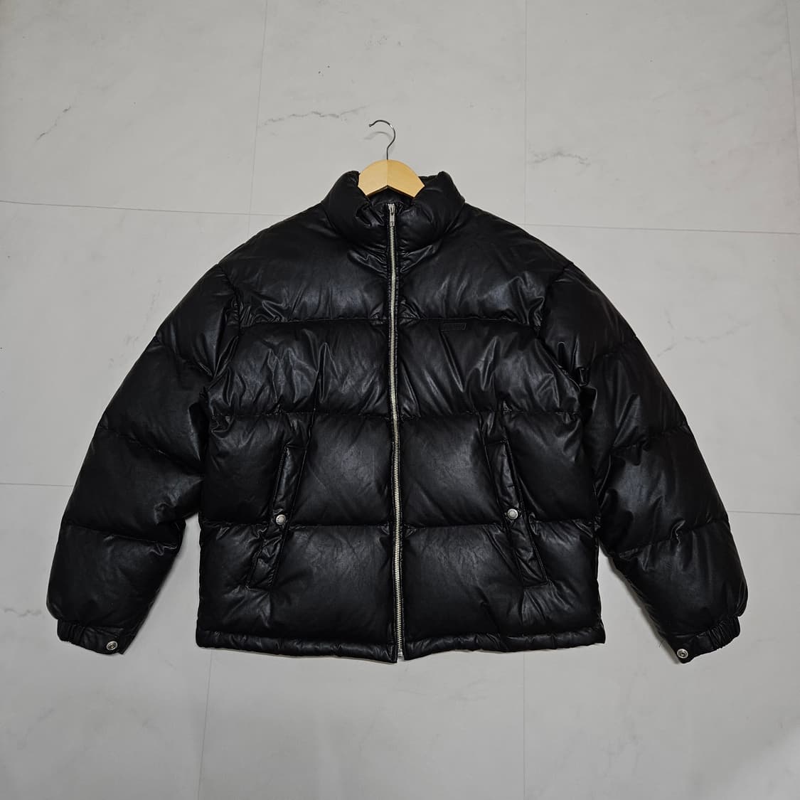 M 마하그리드 에코레더 덕다운 패딩 상품이미지2