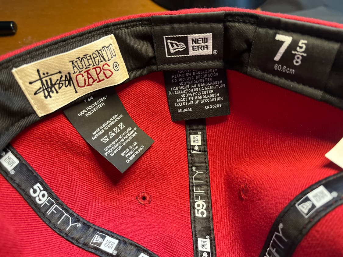 스투시 뉴에라 2024년 볼캡 레드 상품이미지3