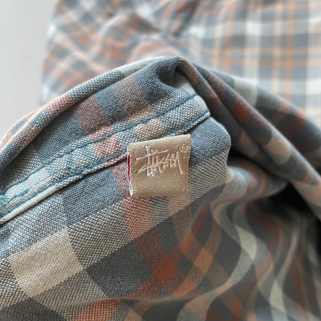 2000’s  Stussy Open Collar Check Shirt 상품이미지8