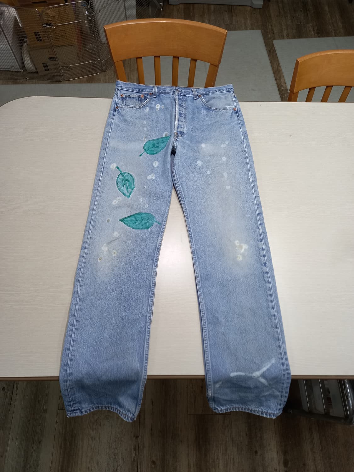 34 90's 리바이스501xx USA 일자진 커스텀 34-543 상품이미지1