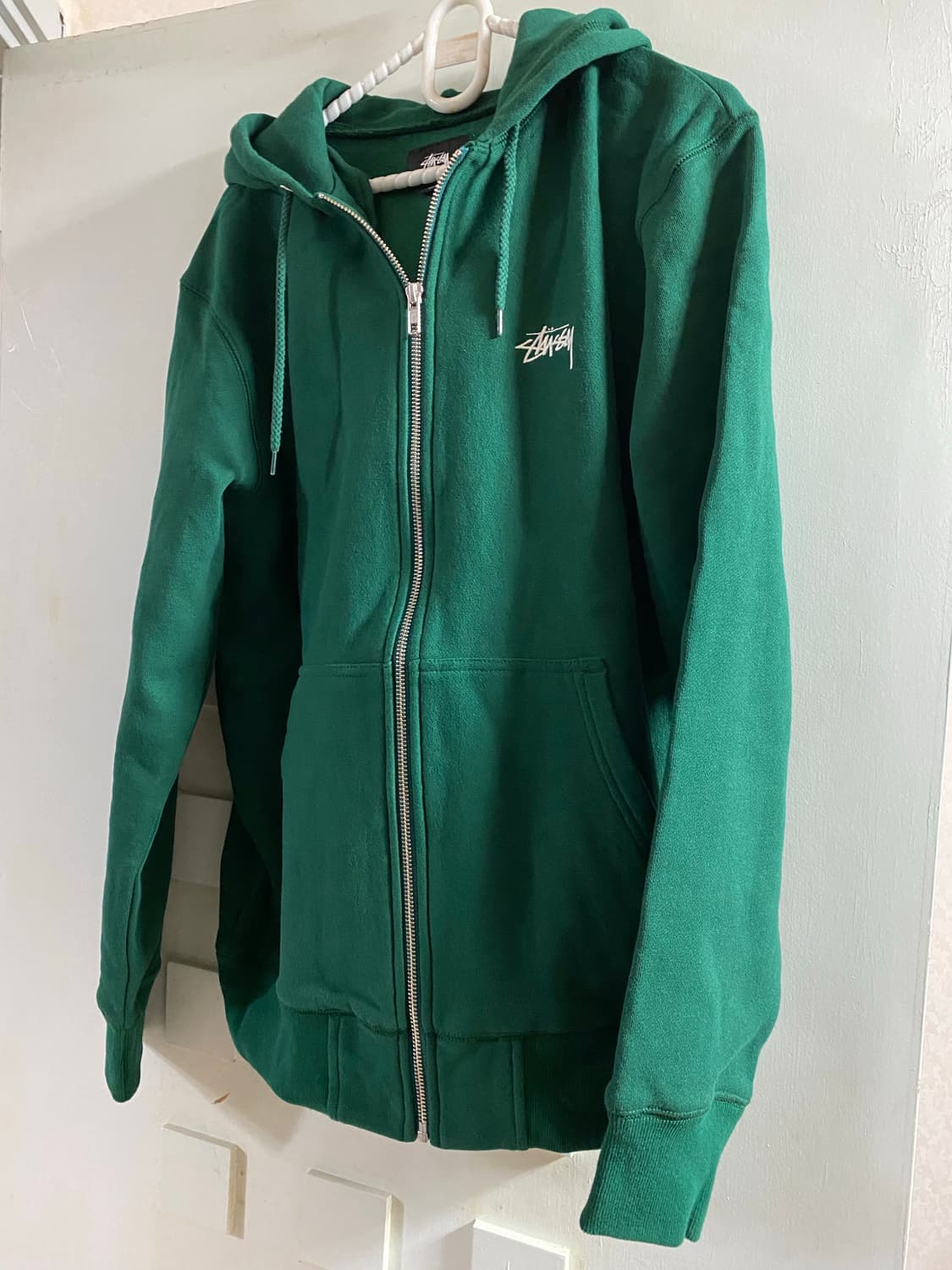 스투시 파인그린 집업 S 상품이미지1