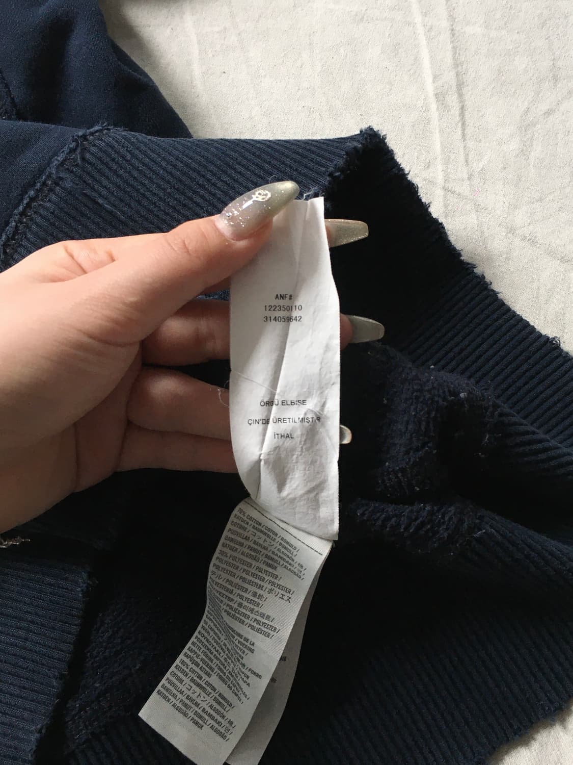 아베크롬비 자수패치 로고 후드티 상품이미지7