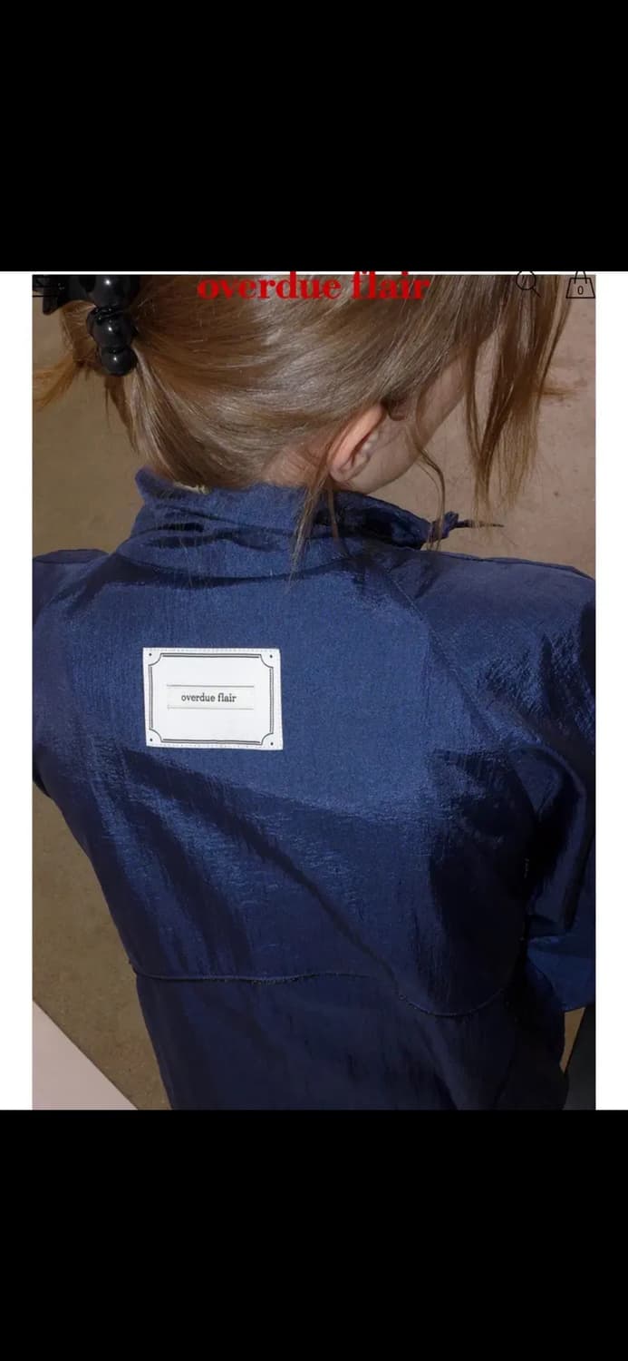 오버듀플레어 ROUNDED SHOULDER NYLON JACKET 상품이미지4
