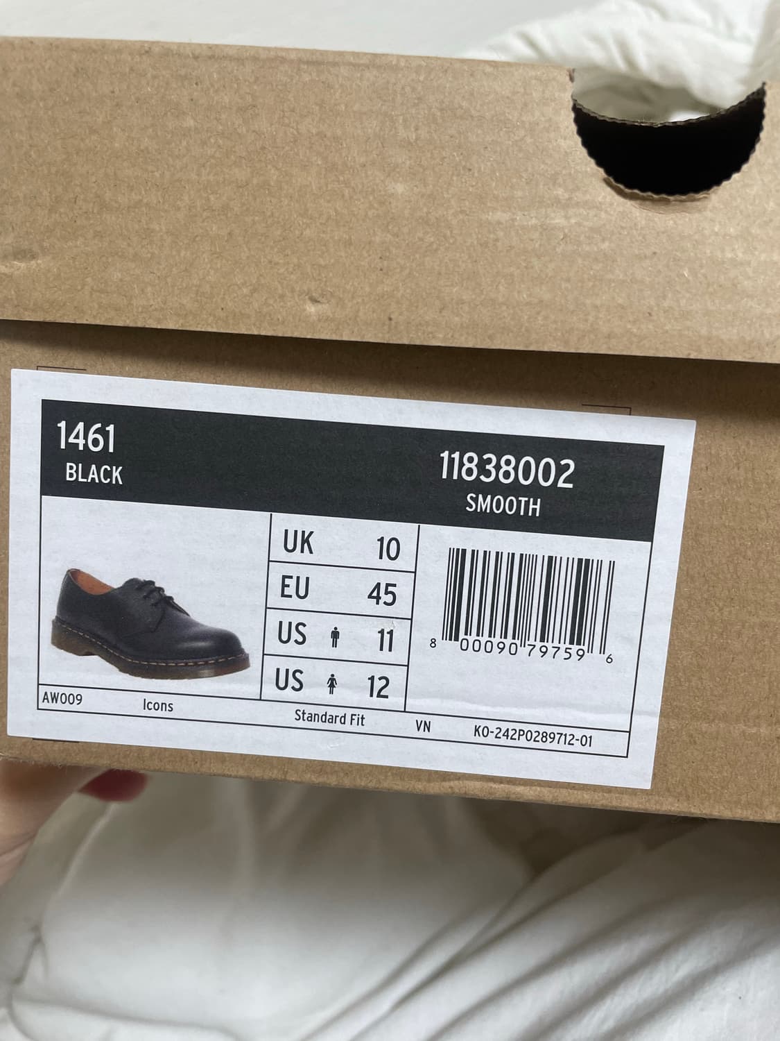 닥터마틴 1461 쿼드 uk5 판매합니다! 상품이미지4