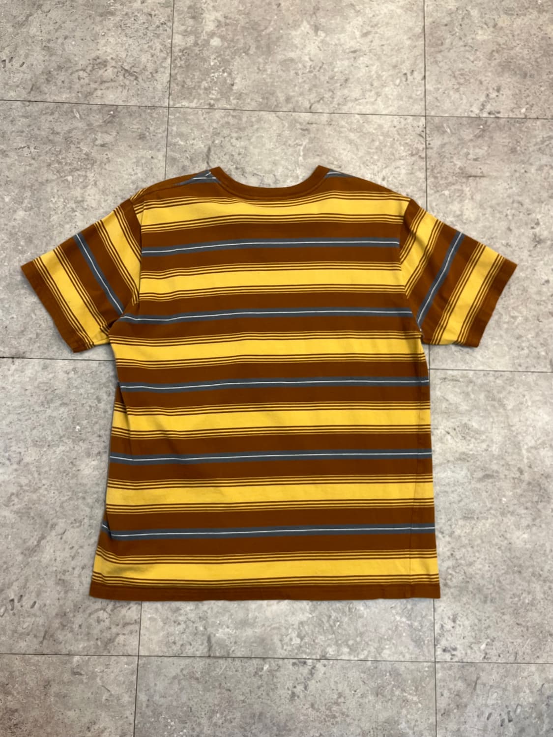 칼하트 스트라이프 반팔티 브라운 XL #csz3406 상품이미지7