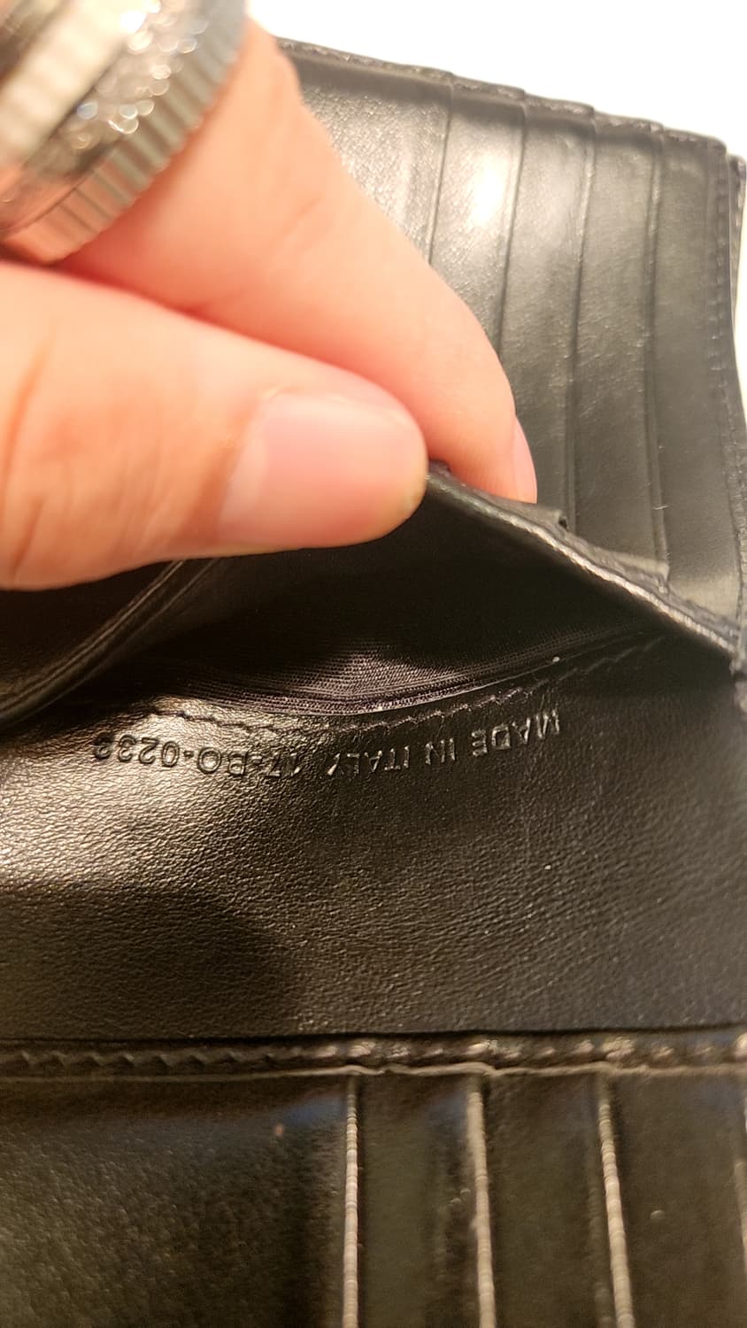 [정품/os] 디올 오블리크 반지갑 블랙 상품이미지6