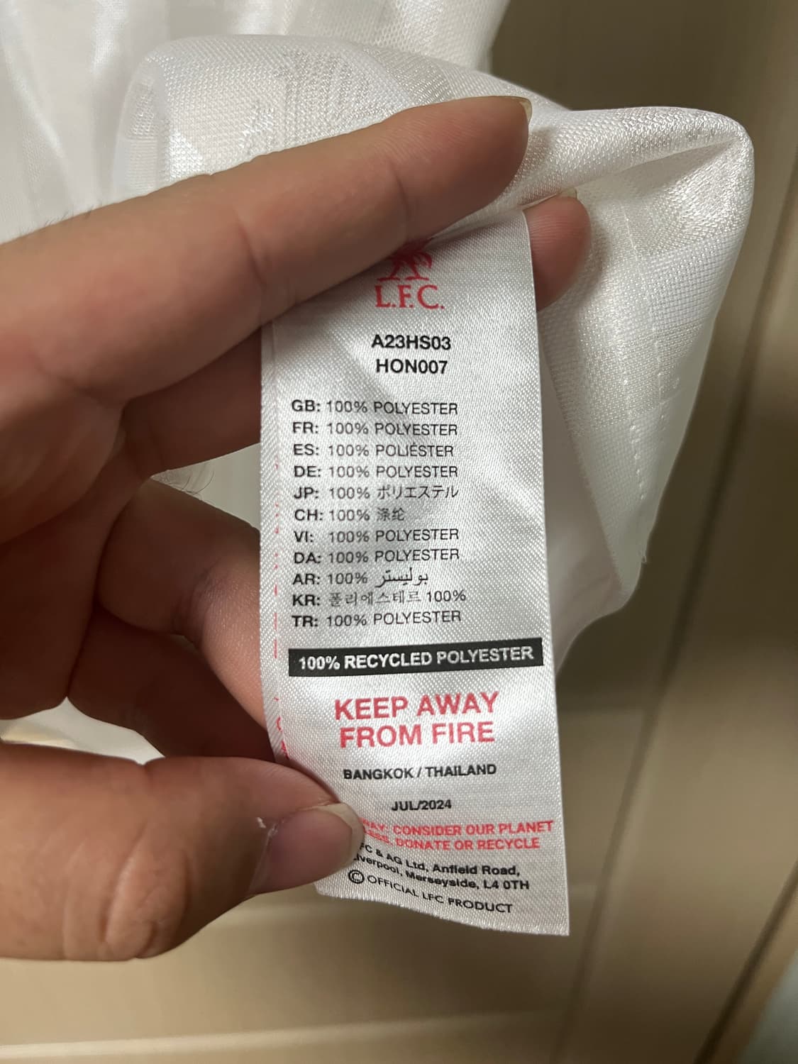 레트로 리버풀 유니폼 L 상품이미지5