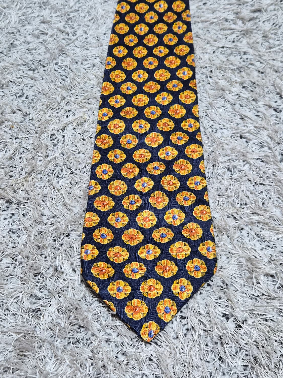 에르메네질도제냐Zegna 플라워패턴 넥타이 Free - N78 상품이미지2