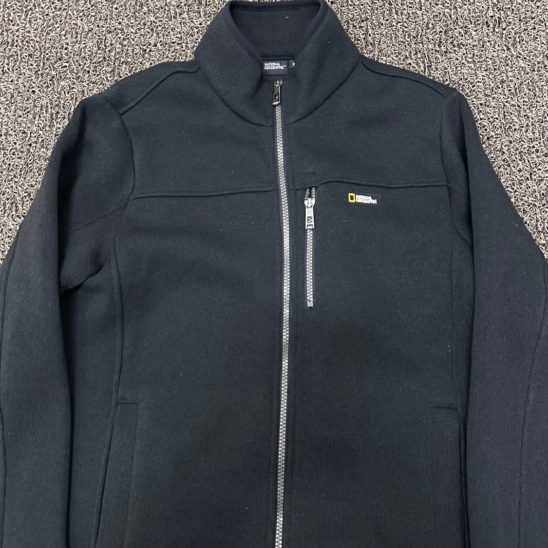 내셔널지오그래픽 기모 후리스 집업 자켓 블랙 M 상품이미지2