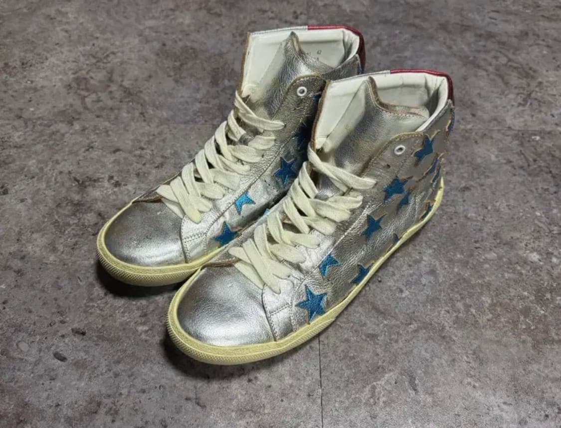 생로랑 스타패치 스니커즈 42사이즈 상품이미지1