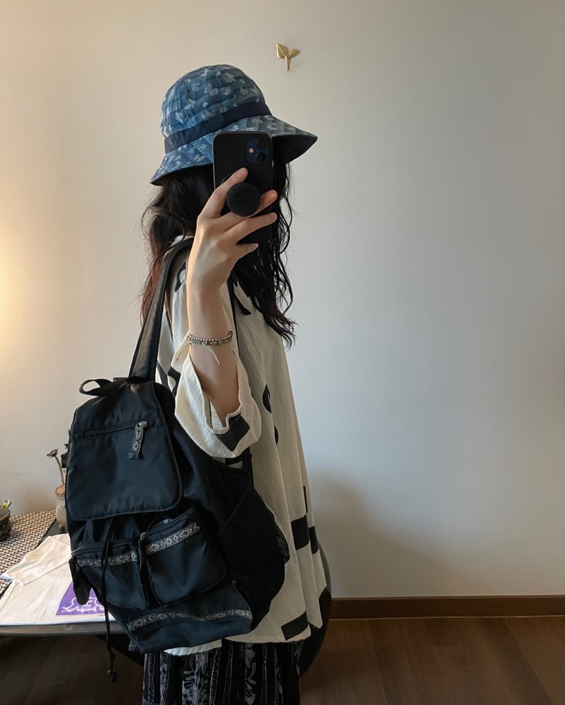 indigo bucket hat 상품이미지8