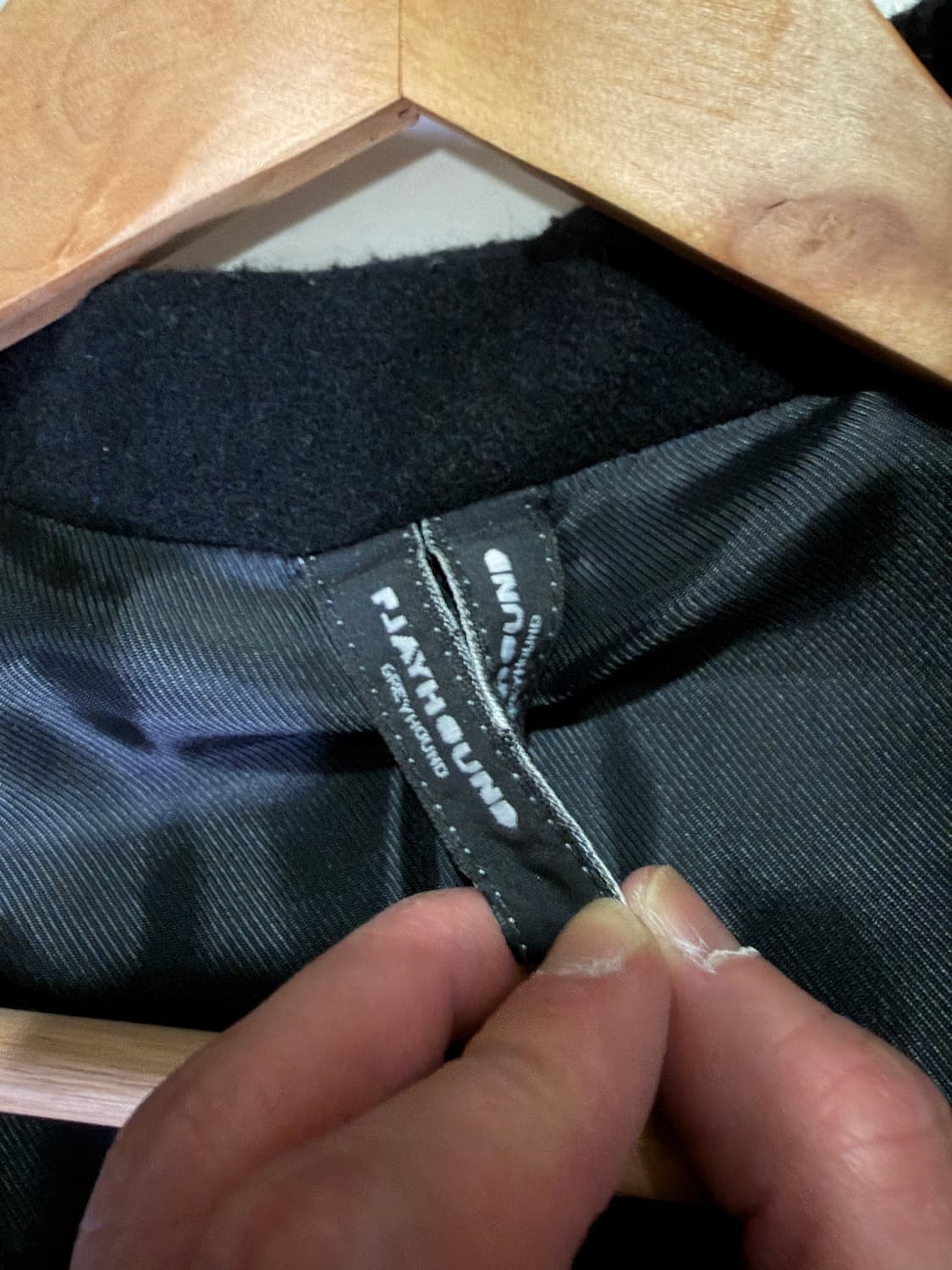 그레이하운드 블랙 코트 상품이미지5