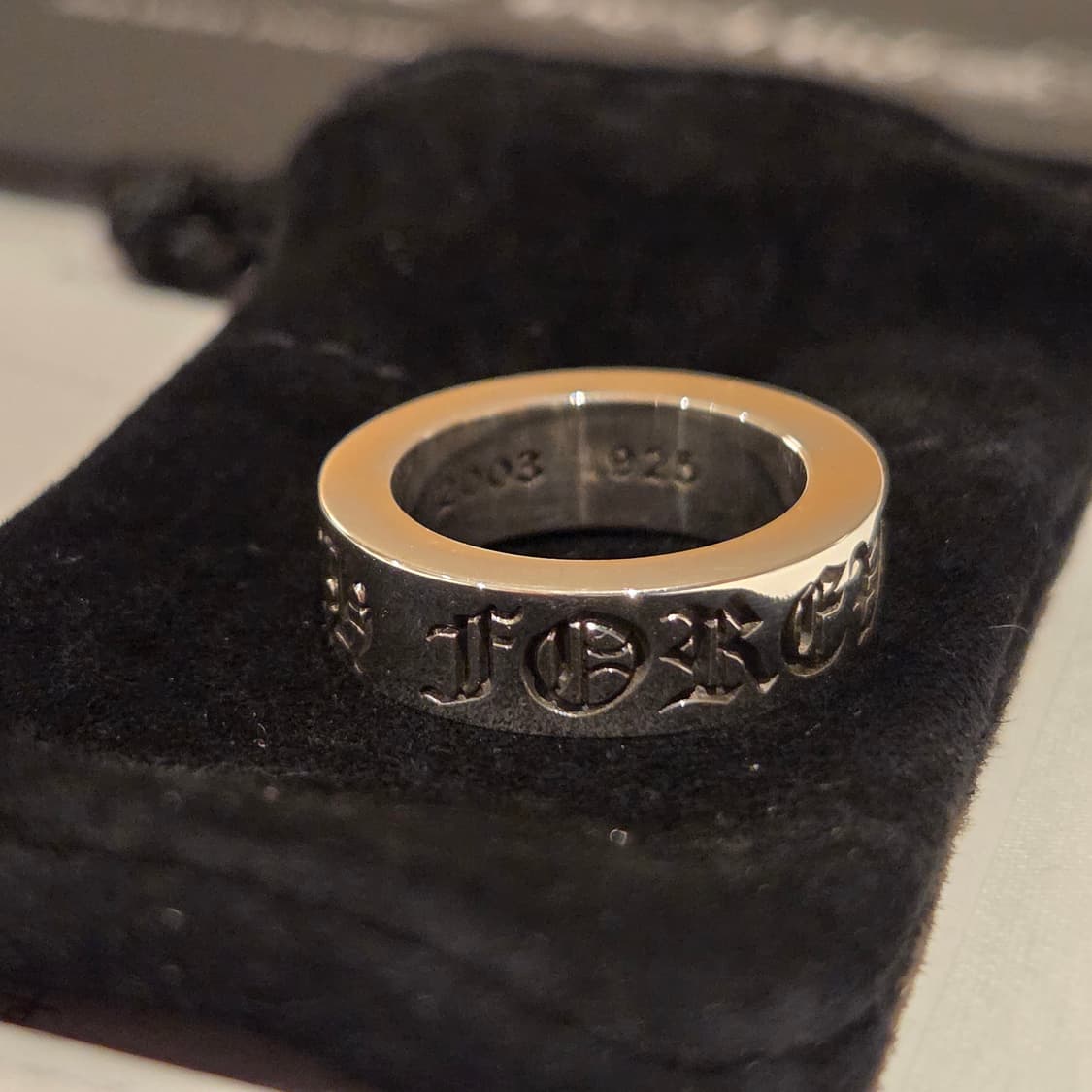 (새상품)크롬하츠 포에버링 6mm US4.5 상품이미지5