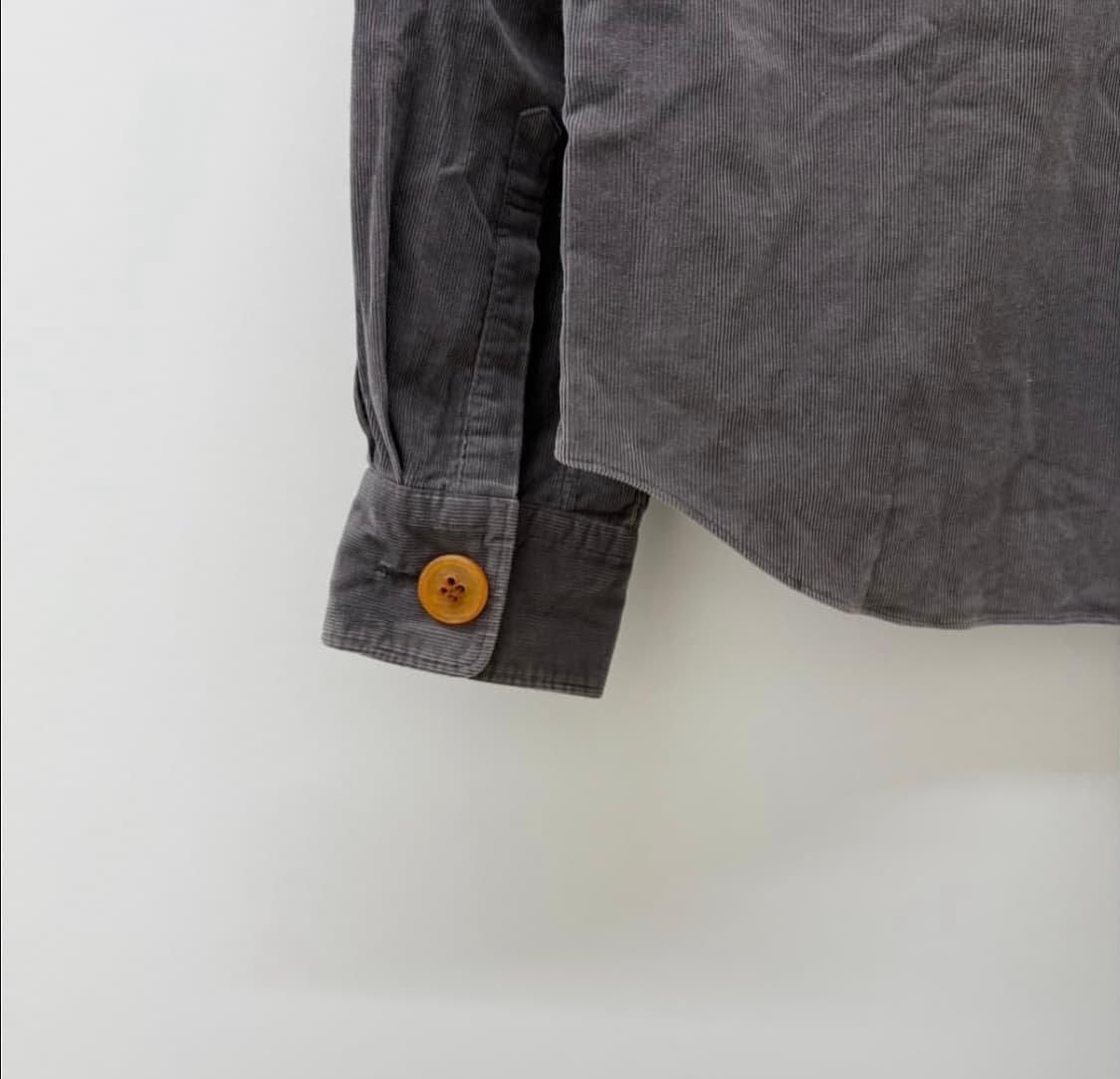 00s 꼼데가르송 옴므플러스 빅 버튼 코듀로이 셔츠 상품이미지4
