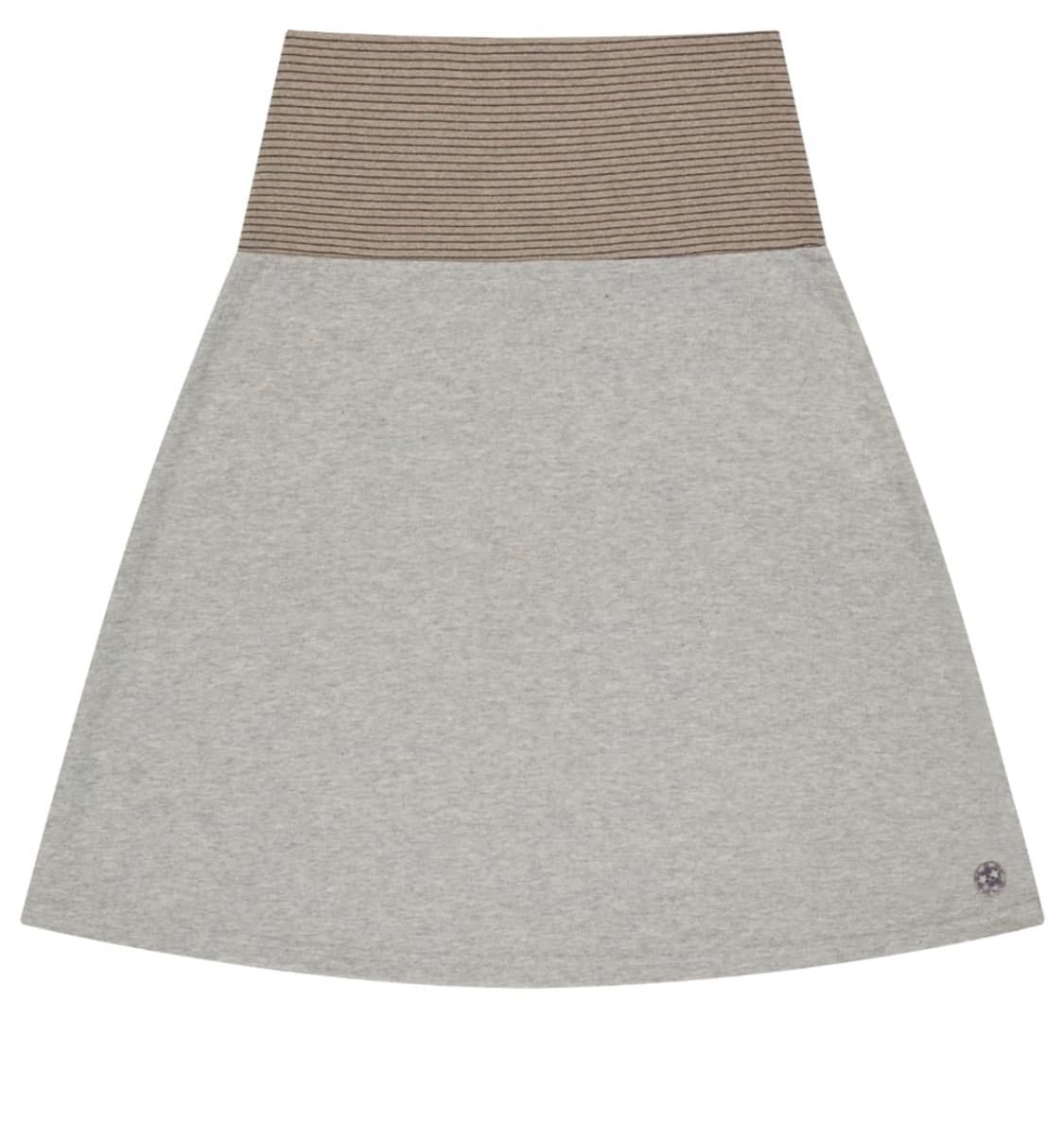 코이세이오 038 STRIPE SKIRT MELANGE GREY 상품이미지1