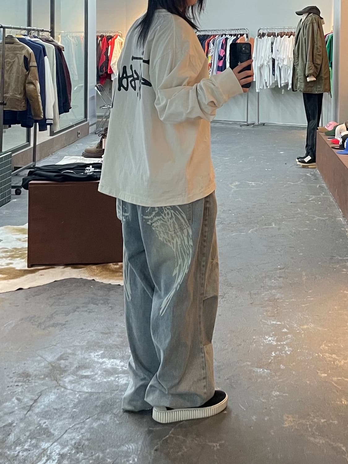 스투시 베이직로고 롱슬리브 H1722 상품이미지2