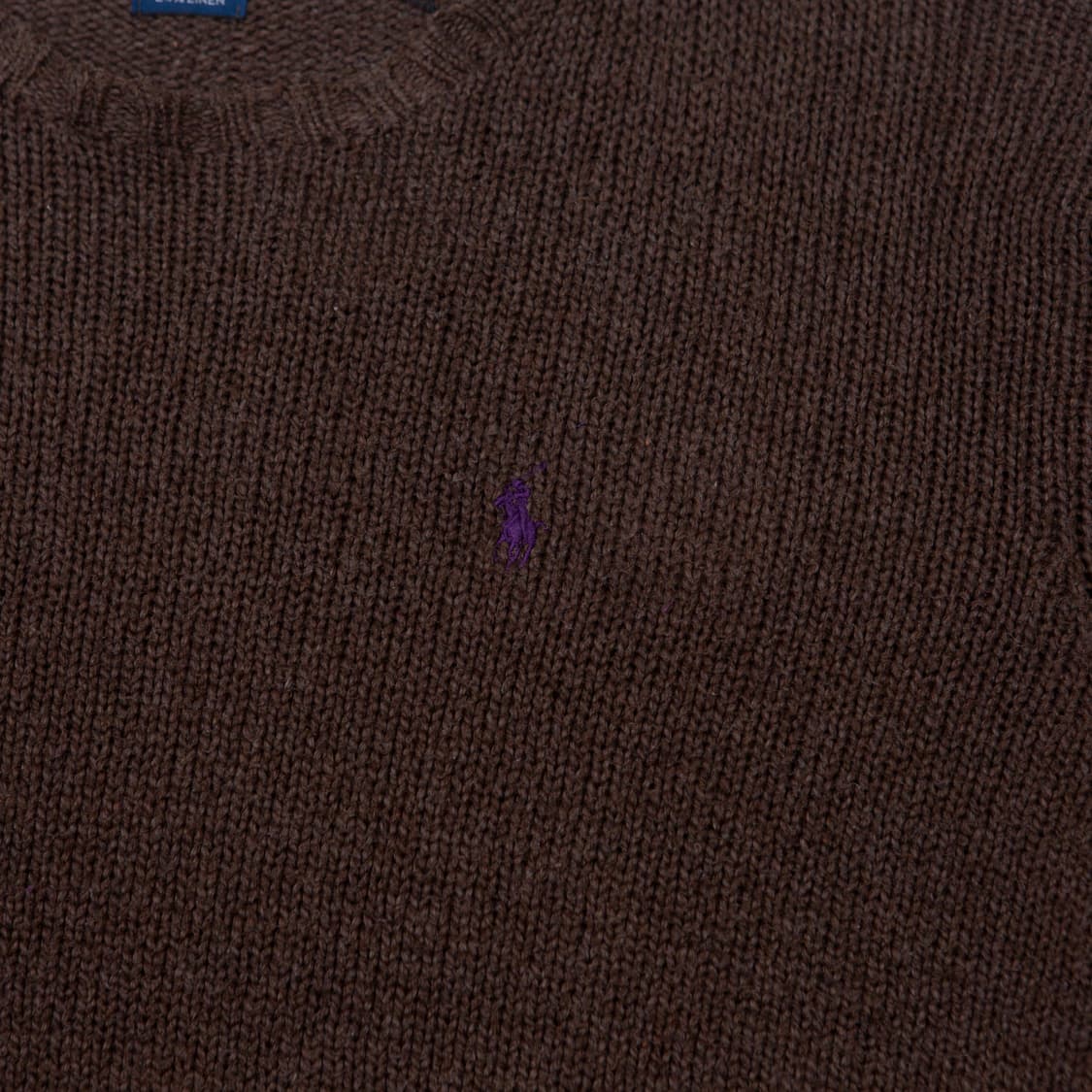 폴로 랄프로렌 코튼 린넨 니트 스웨터 브라운 상품이미지2