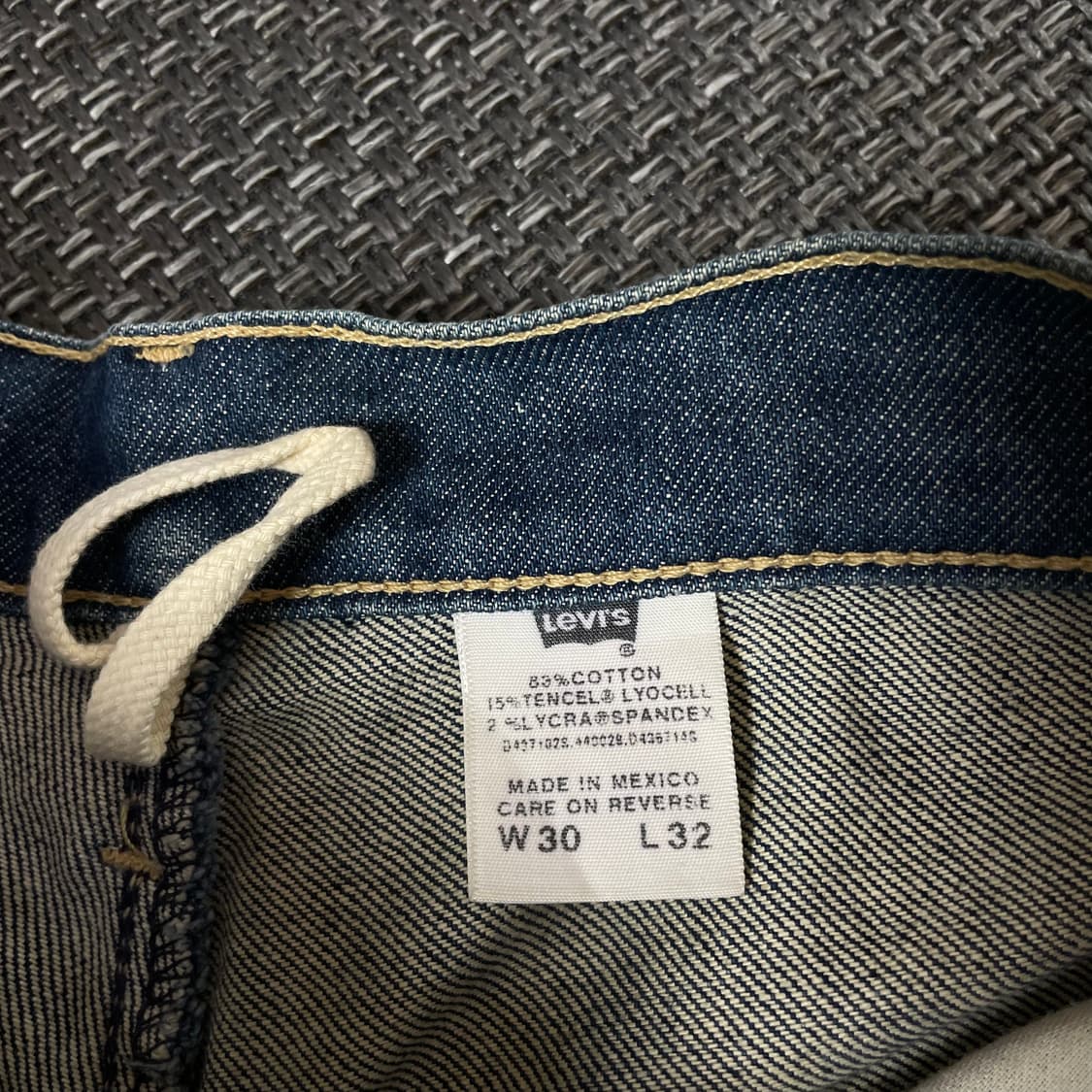 (30) 리바이스 엔지니어드 중청 워싱 데님 팬츠 부츠컷 상품이미지3