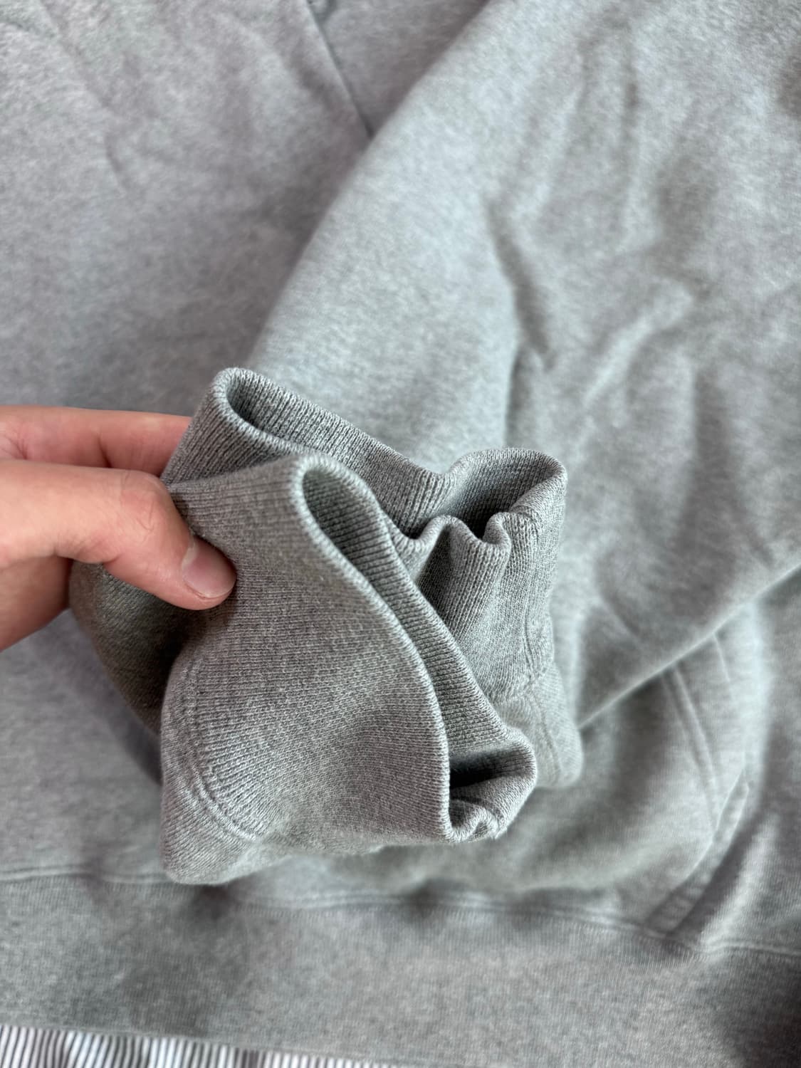 (SS급) 나이키 x 스투시 NRG RA 풀오버 후드 다크 그레이 헤더 상품이미지7