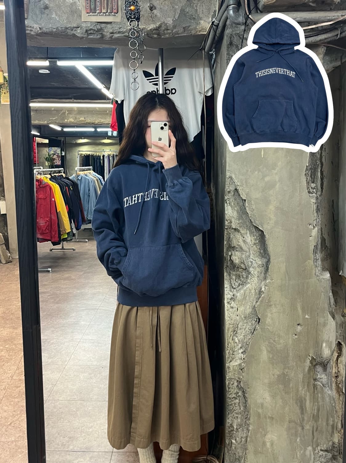 디스이즈네버뎃 후드티 블루 M #csz2342 상품이미지1