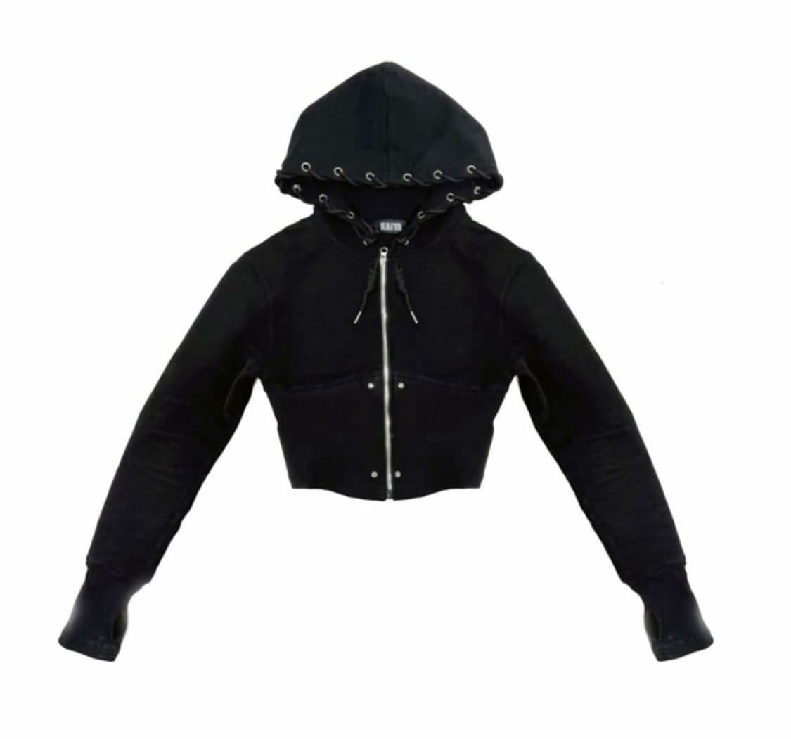 KAIYA 카이야 tie me up hoodie 타이 미 업 후디 상품이미지1