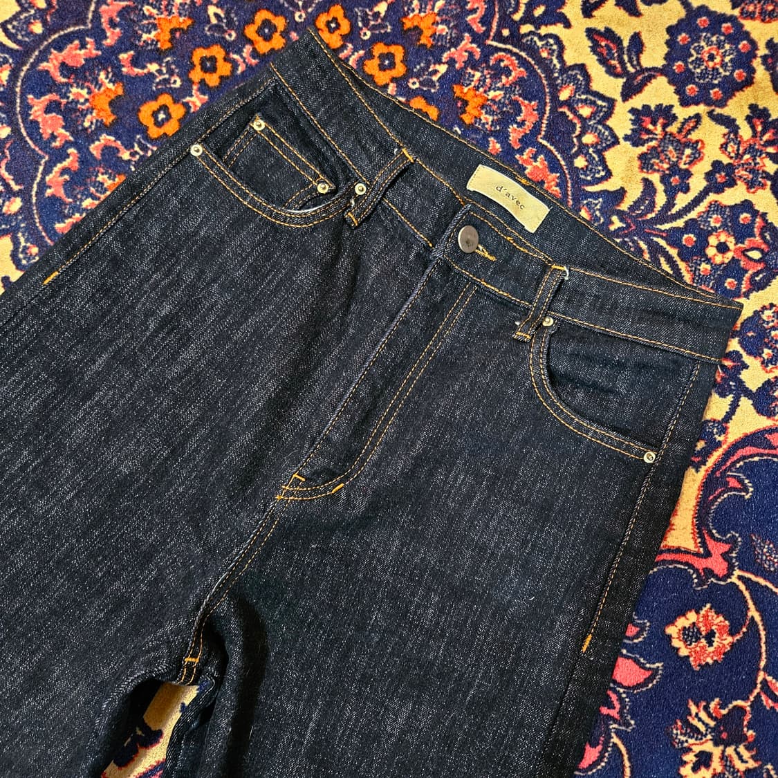 디아베크 하이웨스트 루즈 스트레이트 데님팬츠 상품이미지2