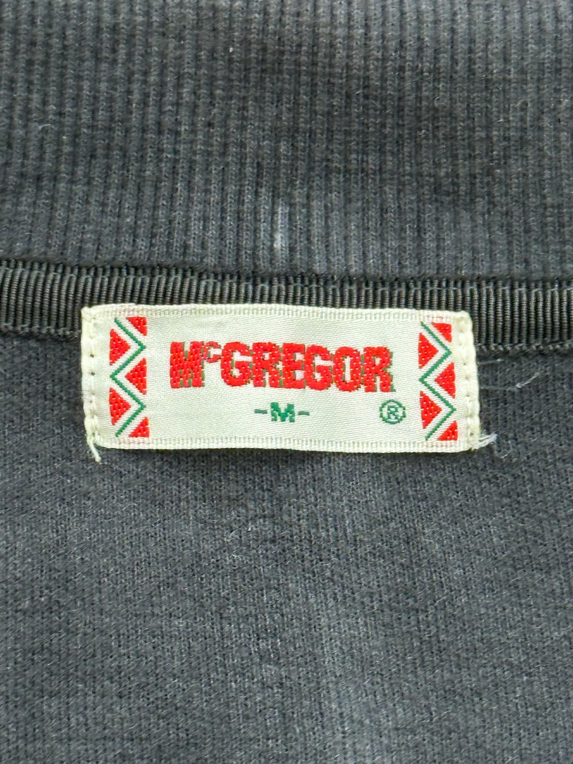 M)맥그리거 빈티지 블랙 하프집업 스웻셔츠 상품이미지5