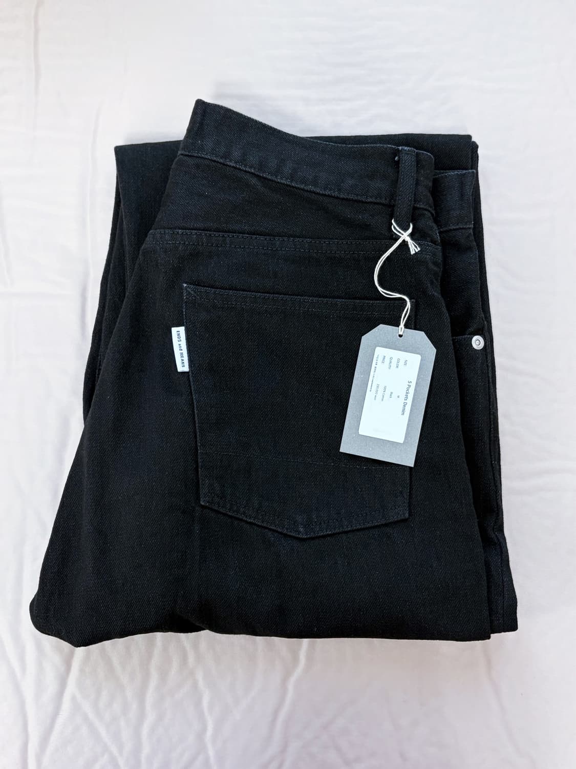 5 Pockets Denim Black 상품이미지1