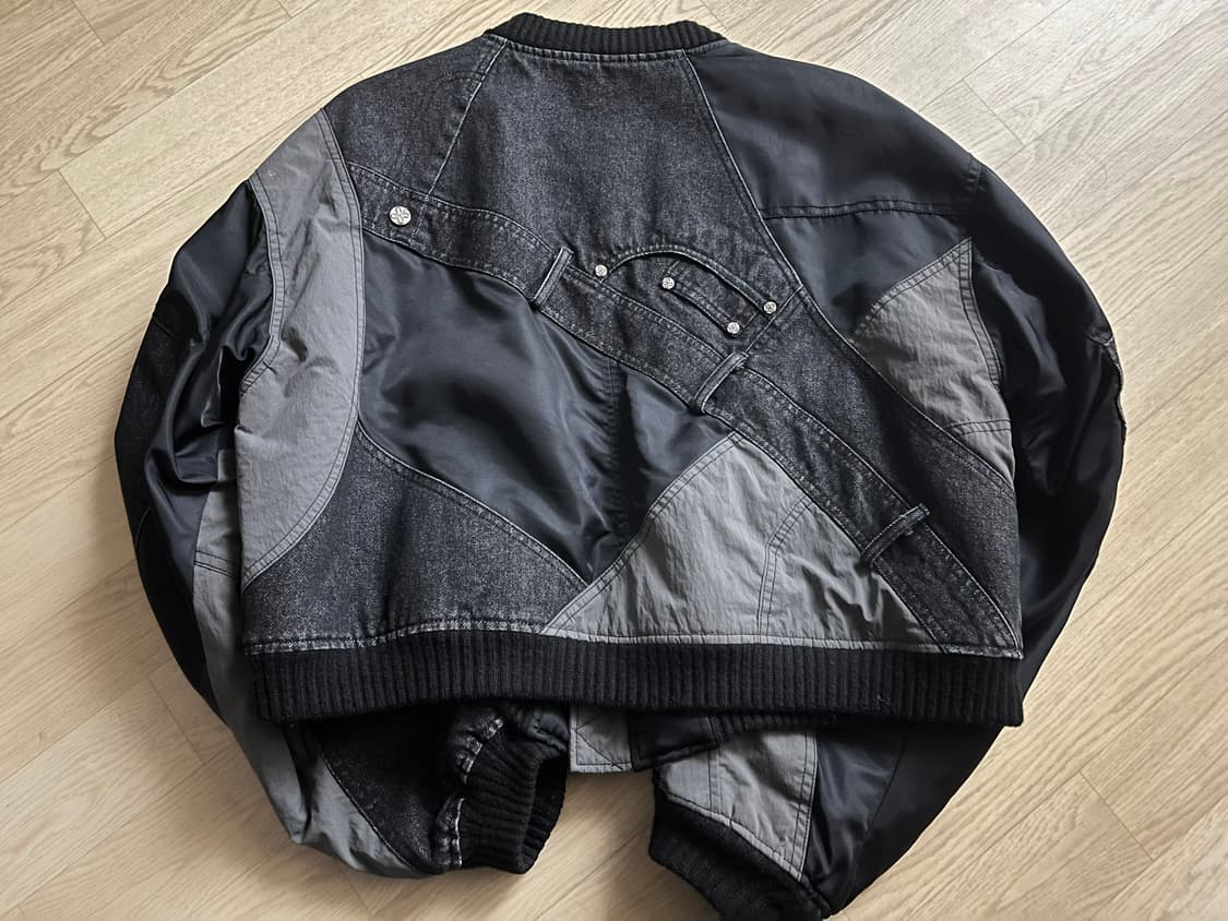 surgery remake detail ma-1 'Black' 상품이미지6