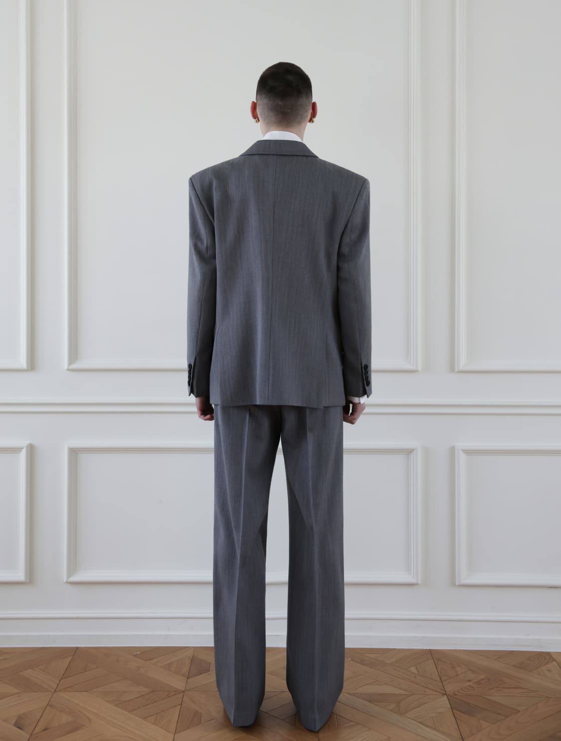 캐리오버 헤이든 더블 셋업 그레이 L, L 상품이미지3