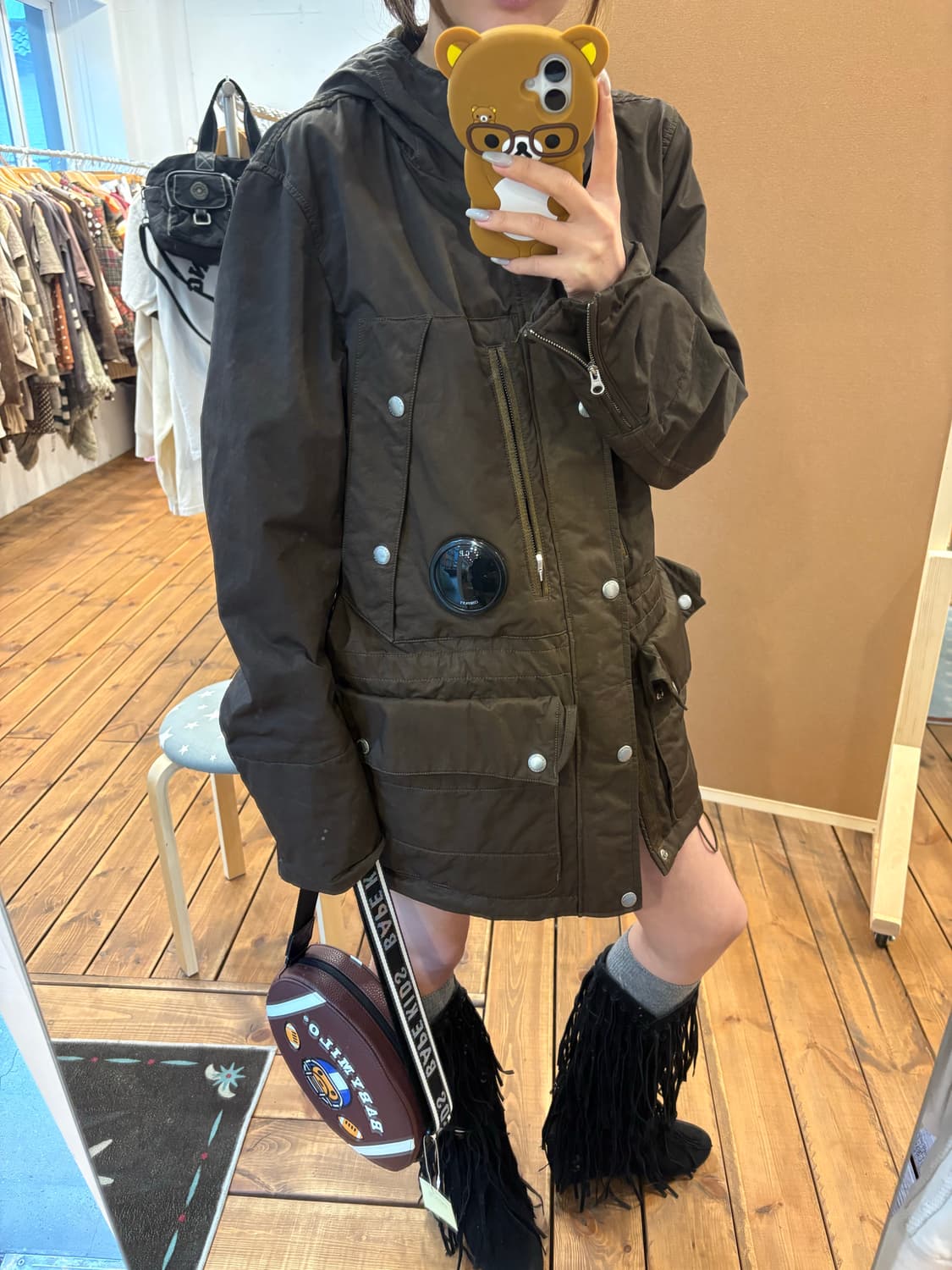 Cp company 브라운 야상자켓 상품이미지2