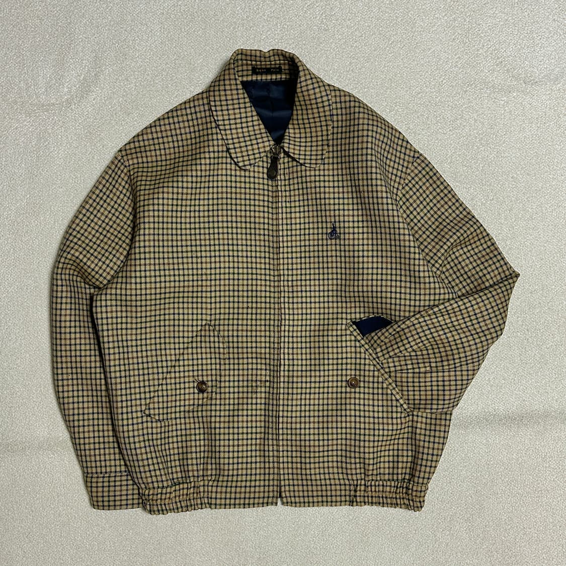 빈폴 체크 집업 자켓 상품이미지1