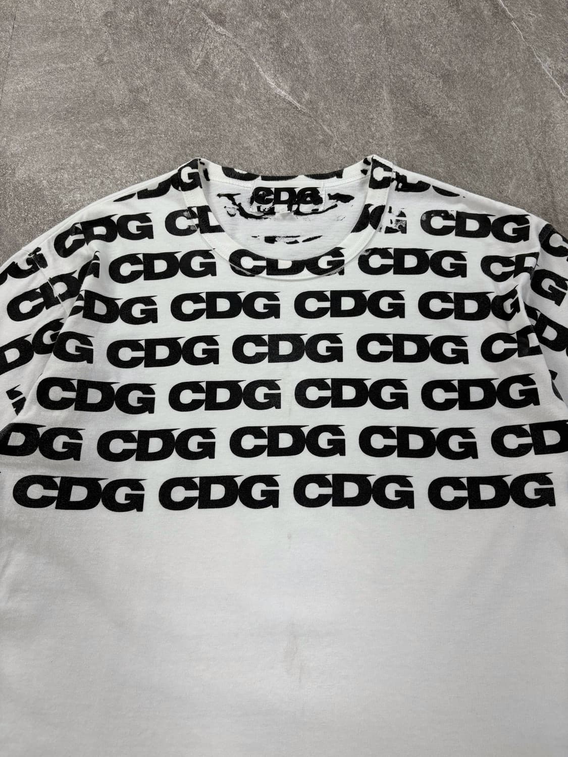 Comme Des Garcons Logo Print T-shirt  상품이미지2