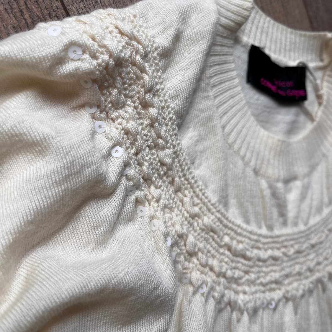 Shirring Knit Half Blouse 상품이미지3