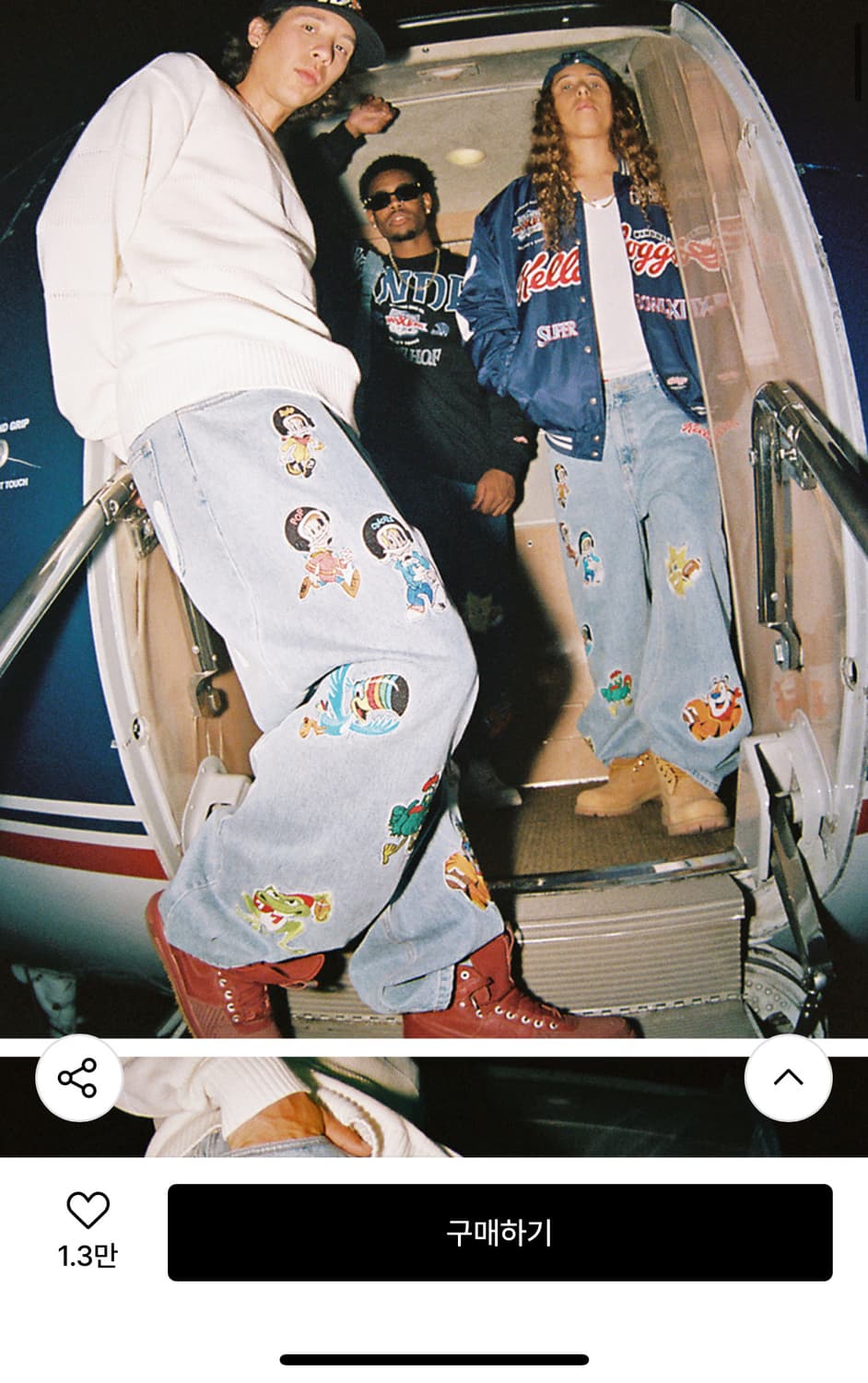 위캔더스 캘로그 데님 XL 상품이미지1