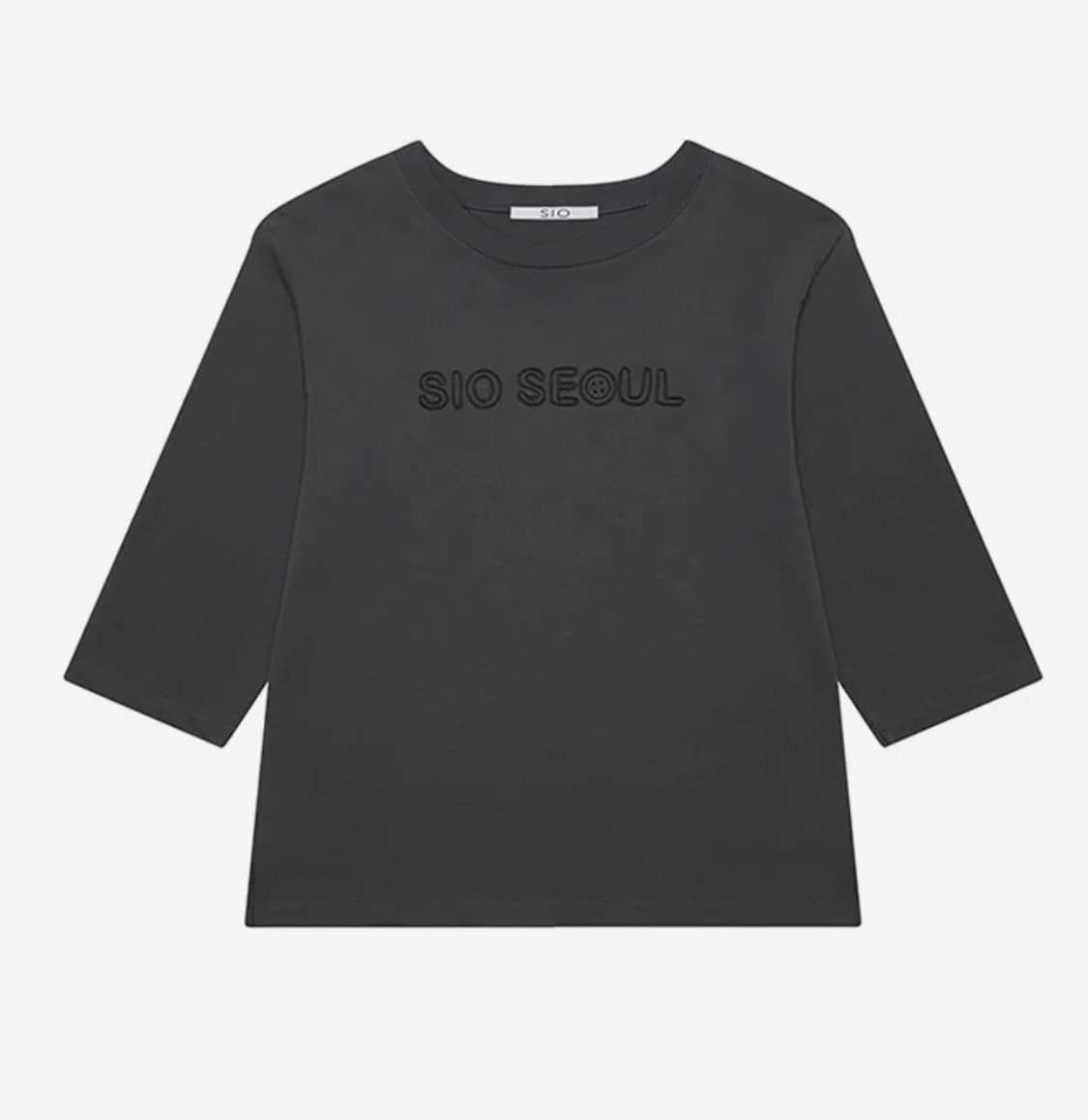 시오 롱슬리브 차콜 상품이미지1