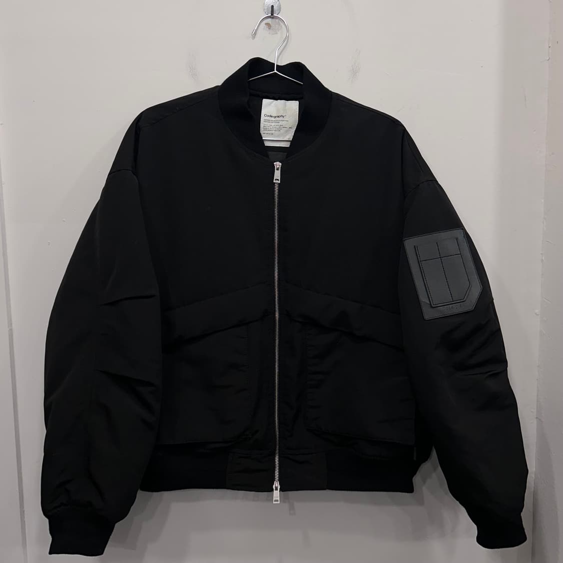 코드그라피 절개 숄카라 누빔 항공점퍼 상품이미지2