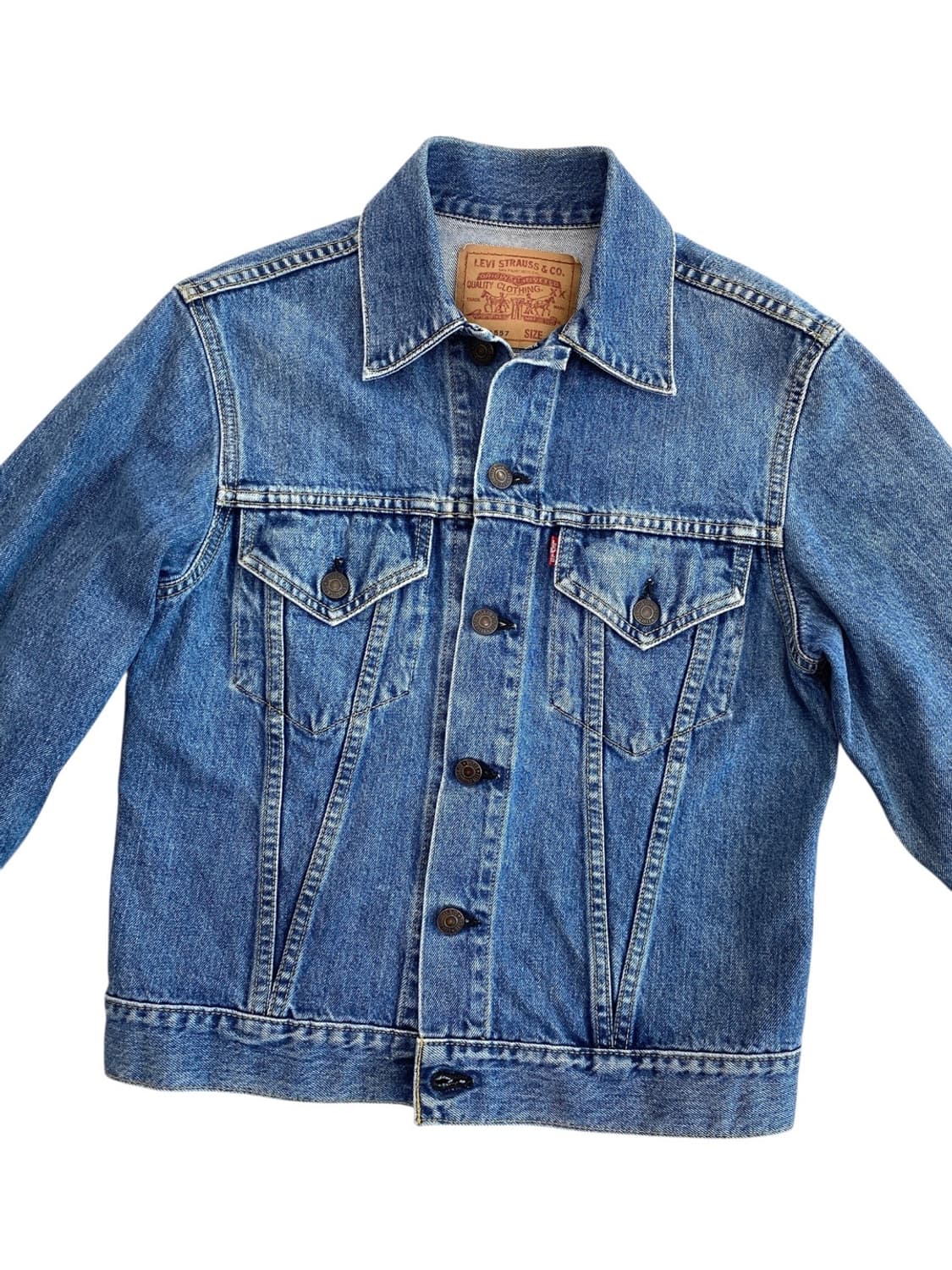 90‘s 리바이스 71557 Big E 데님 자켓 상품이미지3
