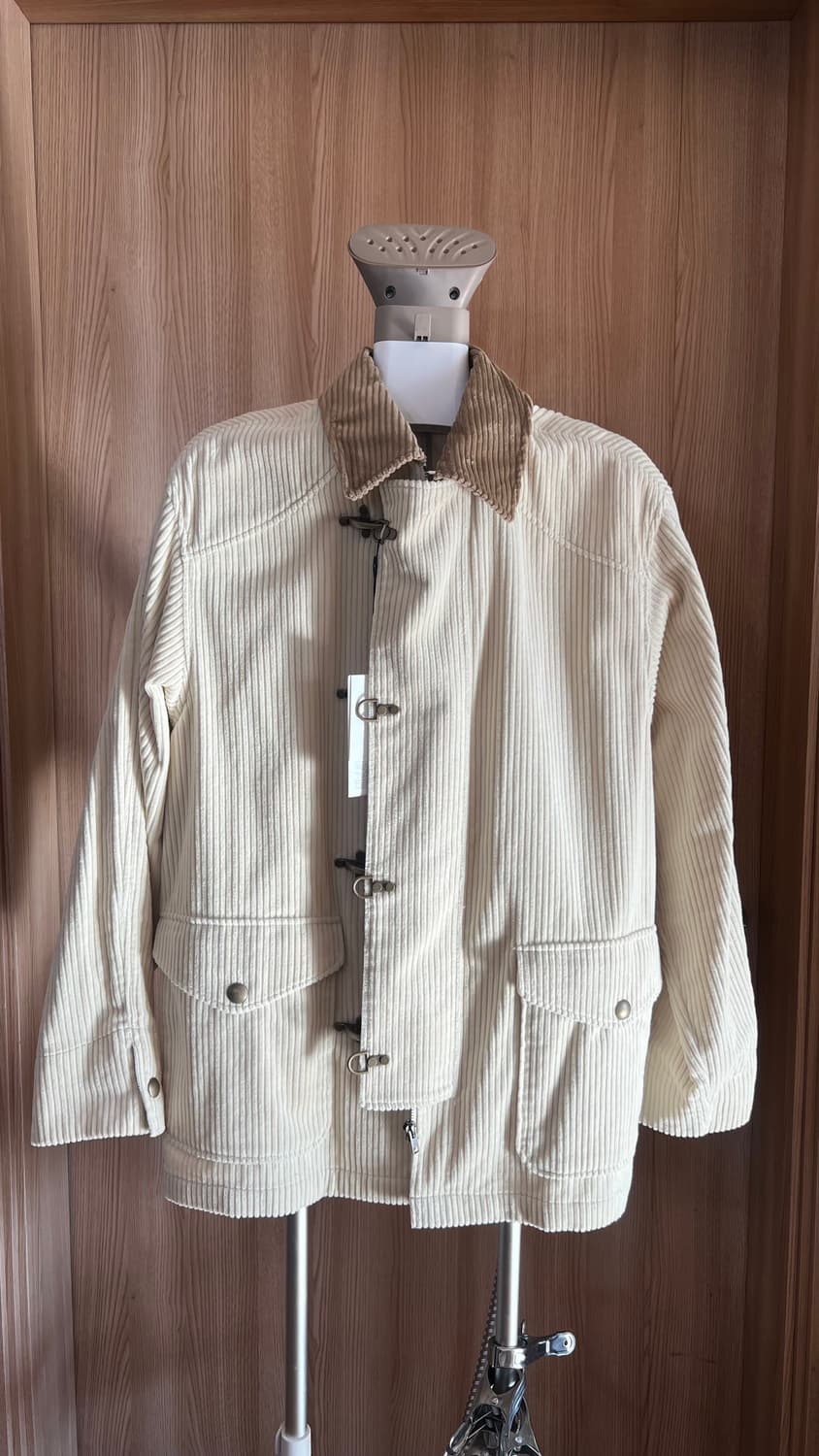 HIS 헤지스 스톤 코듀로이 파이어맨 클립 자켓 상품이미지1