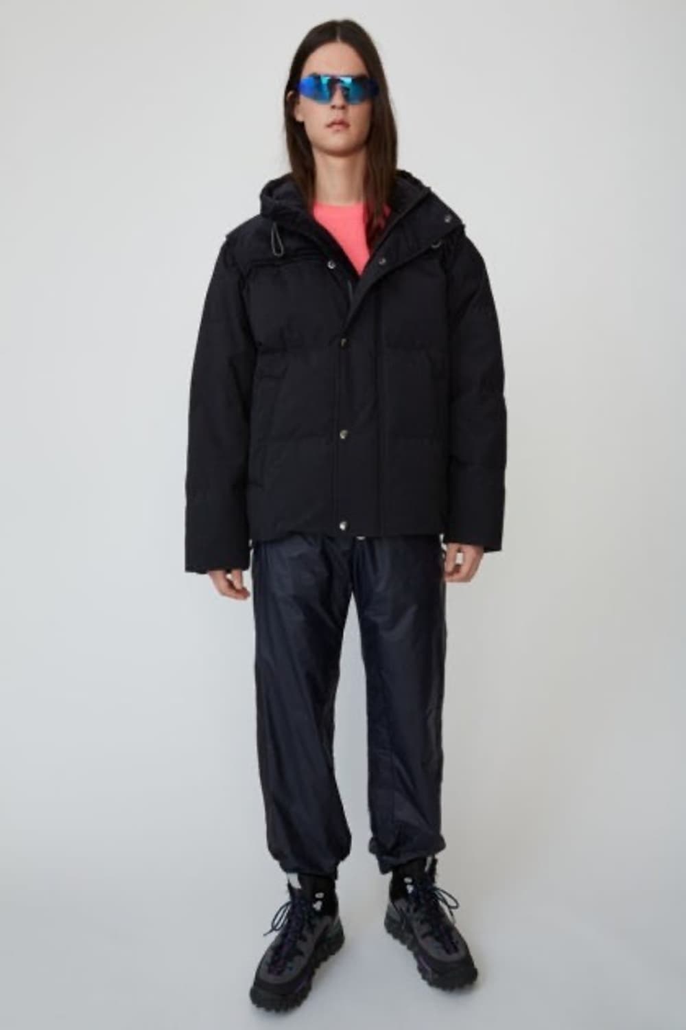 Acne Studios Hooded down jacket black 46 상품이미지2