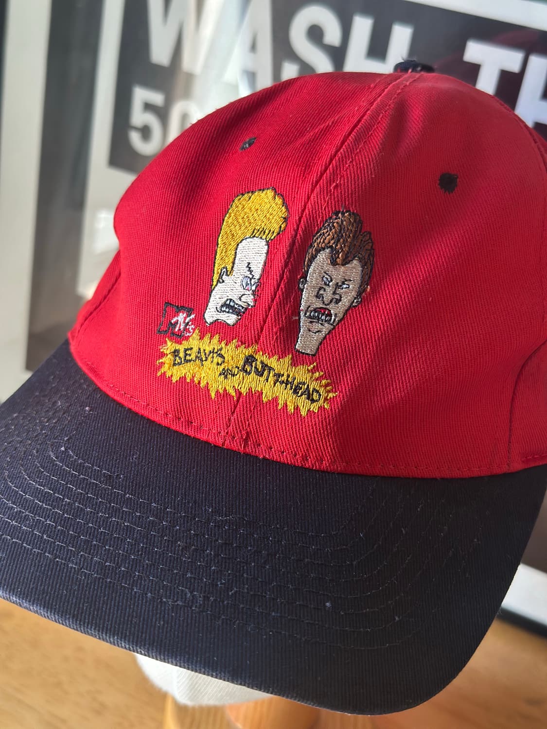 90s Beavis and Butthead 빈티지 비비스앤벗헤드 모자 상품이미지2